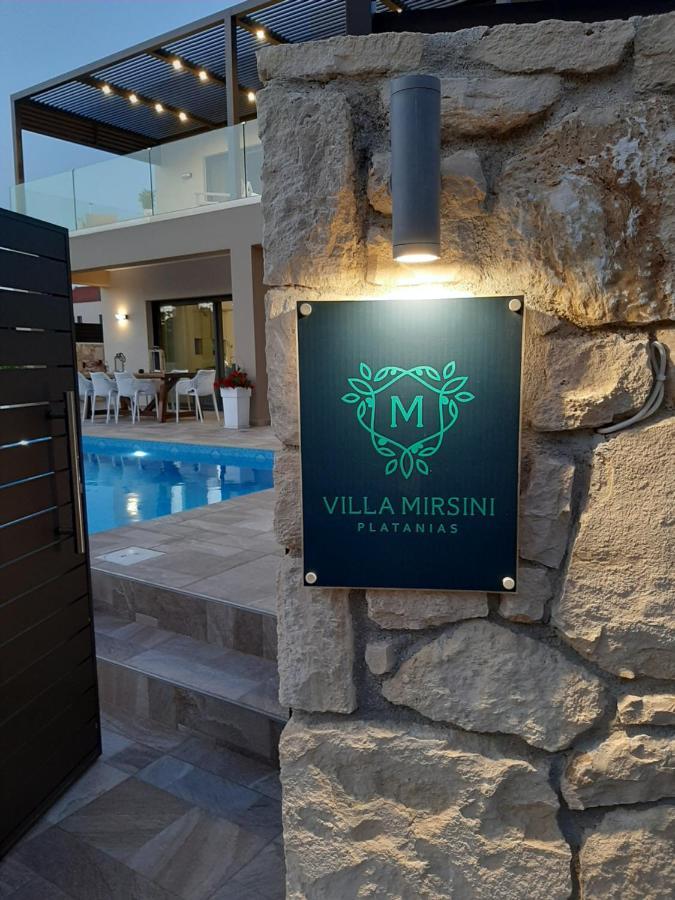 Platanias Villa Mirsini Екстериор снимка